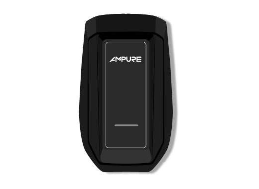 Black wall mounted TurboConnect with 'AMPURE' branding on a white background